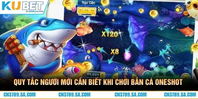 Quy tắc người mới cần biết khi chơi bắn cá oneshot 